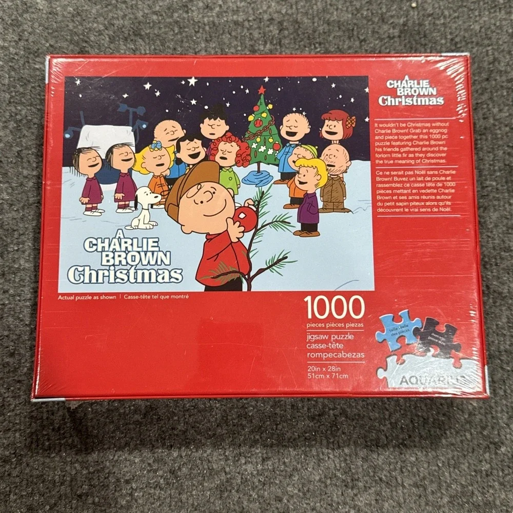 A Charlie Brown Christmas Jigsaw Puzzle Peanuts Gang Snoopy 1000-Pieces Sealed